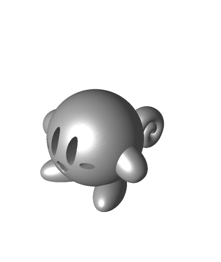 Squirtle Kirby 3d model