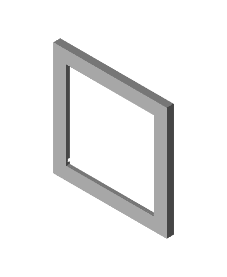 Hueforge Magnet Frame - 100x100  3d model