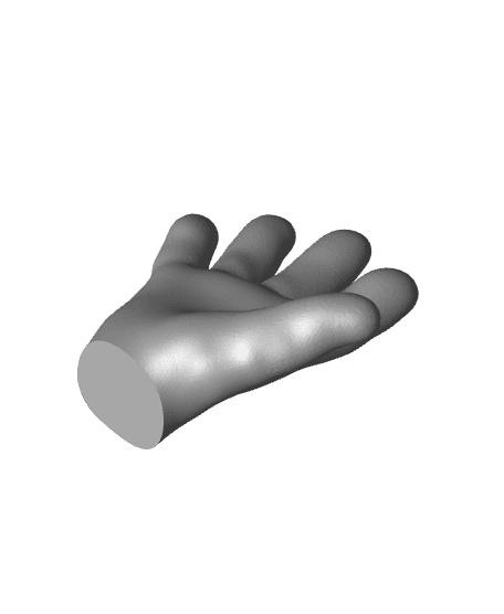 EMOJI HAND 🖐️ HAND WITH FINGERS SPLAYED 3d model