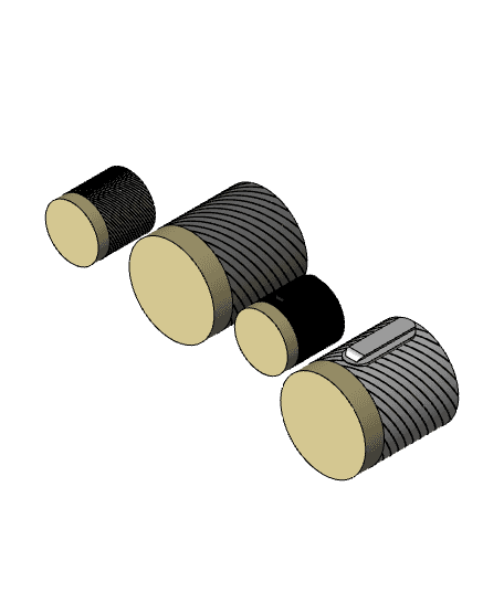 Round Coil Planter / Vase 3d model