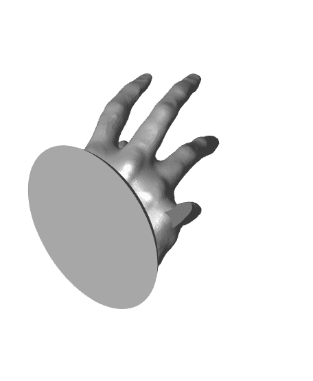 Hand shapes business card holder (NO SUPPORTS) 3d model