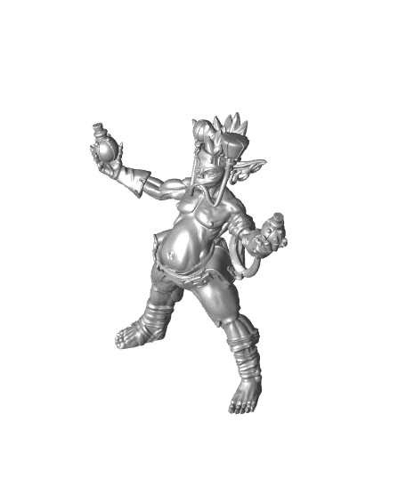 The Taster - Goblin nutcase - Goblin Potion Brewer - PRESUPPORTED - 32mm scale  3d model