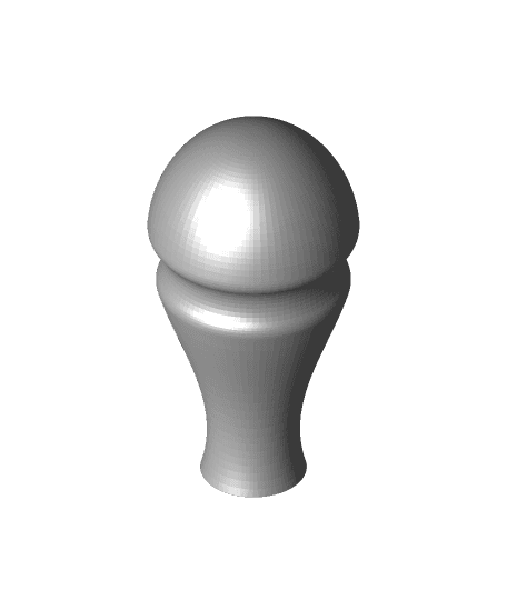 shower handle 3d model