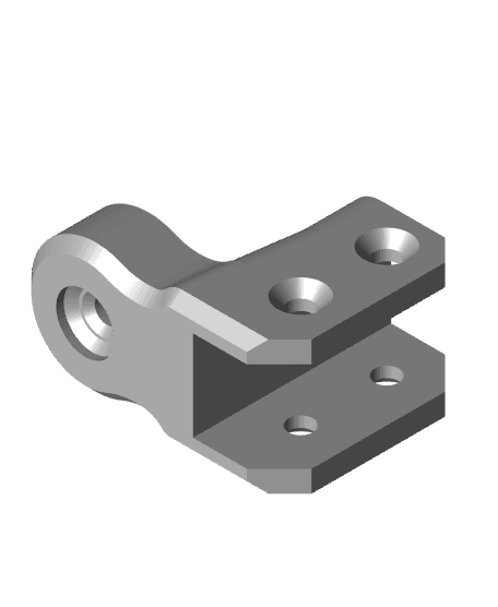 2020 Extrusion Pivot/Hinge - 90deg 3d model