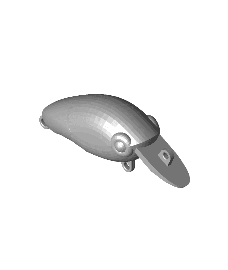 tiny fishing lure 3d model