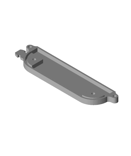 LED Backpack Bottom PCB Housing V1 3d model