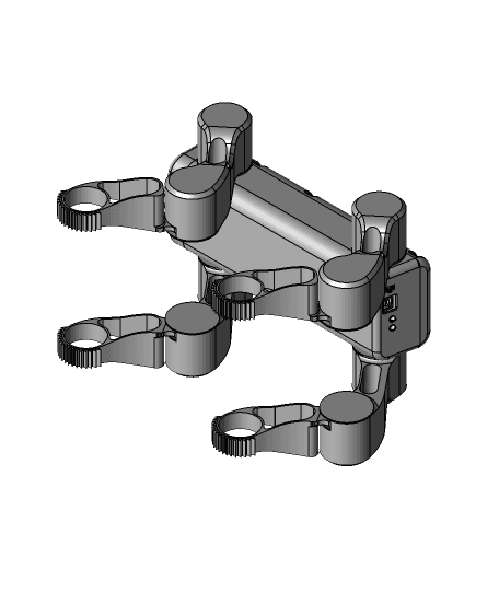 Robot Dog Designed.stp 3d model