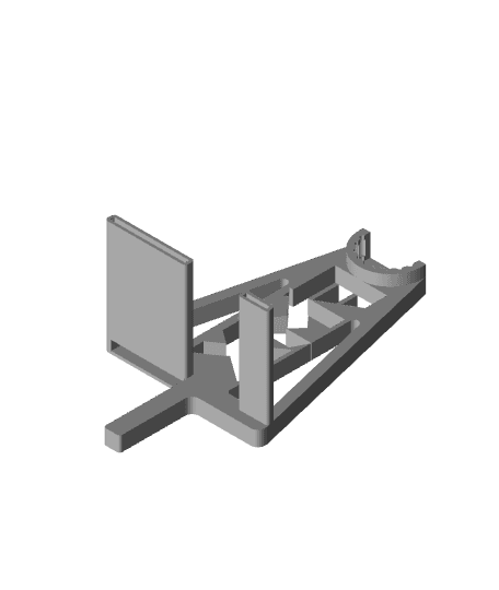 Spool Holder With Lights 3d model