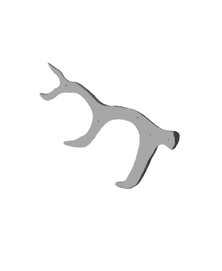 Stag Horn - Monster Trophy 3d model