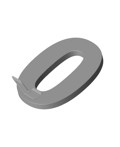 3D Letter O - by TeeTi3D 3d model