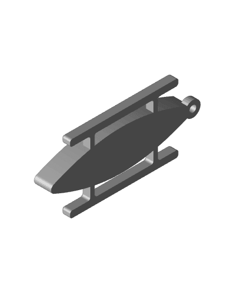 BOAT KEYCHAIN 3d model