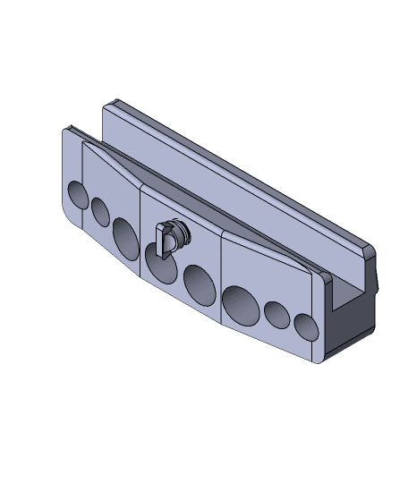 1 inch clamp allen key holder 3d model