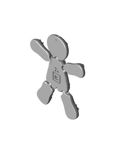 Flexi Gingerbread Man #3 3d model