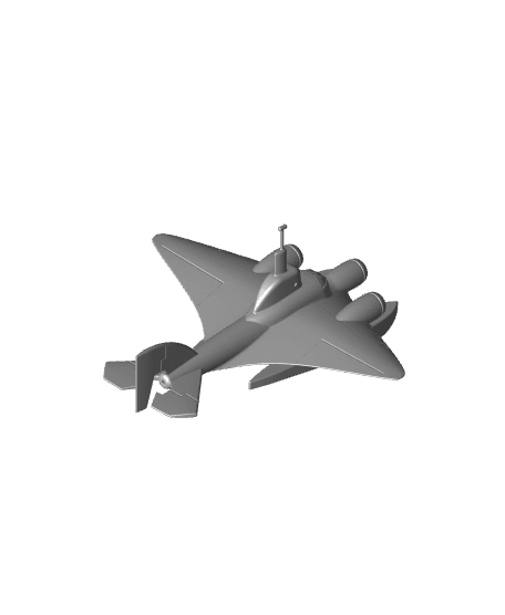 LPL Flying Submarine Model 3d model