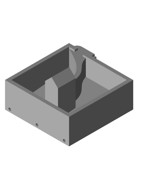 Zen Garden Planter With House / 2 Versions 3d model