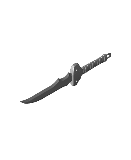 Solo Leveling Knife Intact And Broken Assembly 3d model