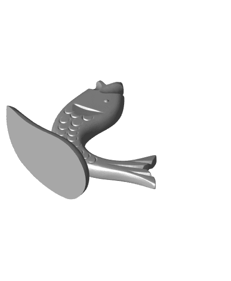 Fish pen holder 3d model