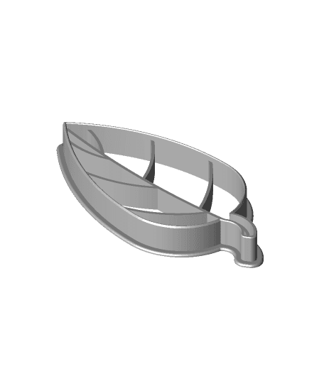 labadorian leaf cookie cutter 3d model