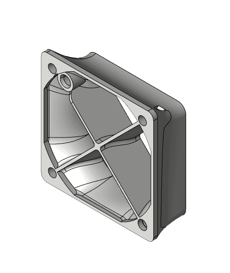 40mm to 35mm Fan Duct - Biqu H2 Fan Upgrade! 3d model