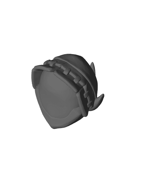 Li'l Shredder Head - #MASKtober - 80s Comic Fanart Collectible 3d model