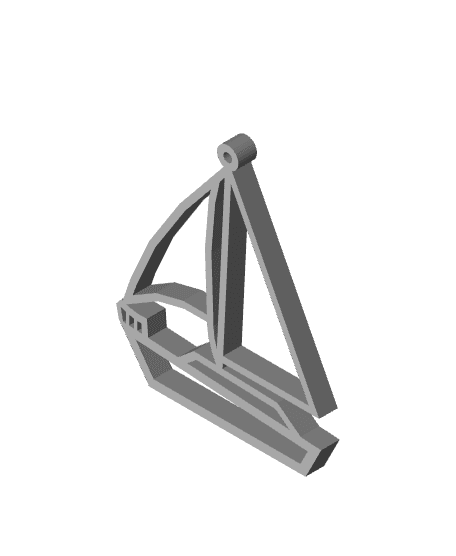 Geometric boat.stl 3d model