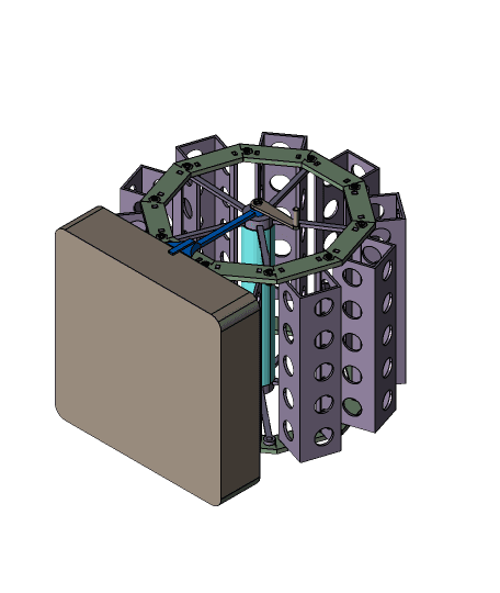 rotary garden 3 3d model