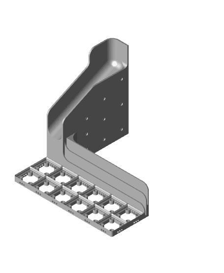 Bambu P1S X1C Poop Chute with Gridfinity Baseplate and "Loo" Bin 3d model