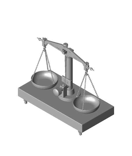 old scholl Balance .stl 3d model