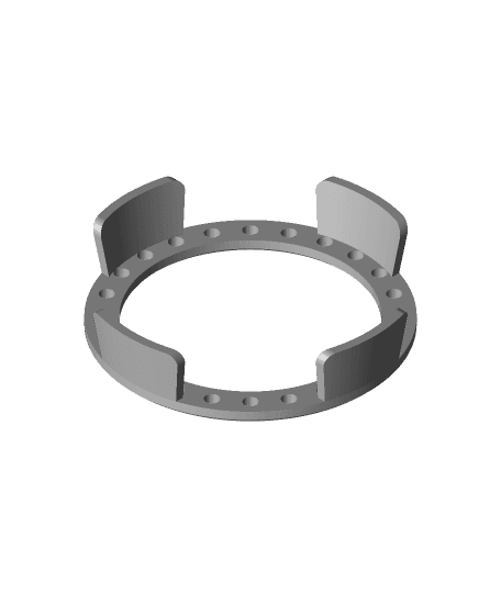 Hygrometer Spool Mount 3d model