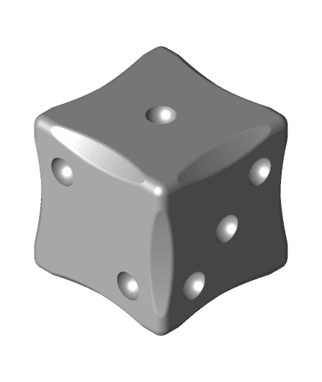 Simple Dice Design 3d model