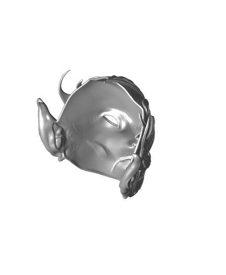 Dark Elf Mask 3d model