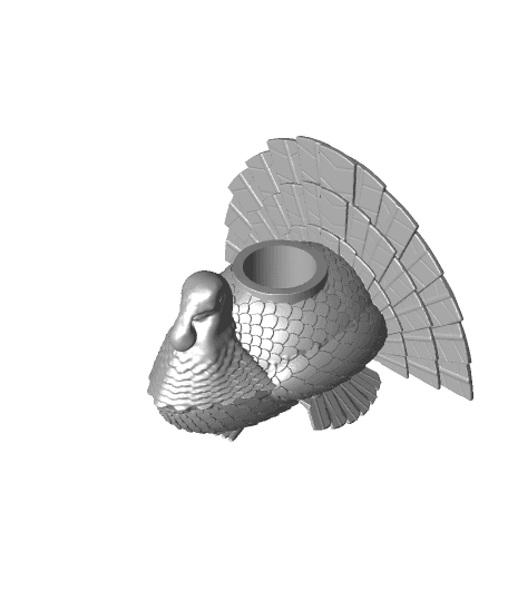 Turkey Candle Holder 3d model