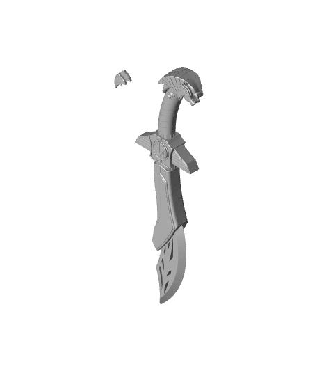 White Ranger Tiger Sword / SABA - Mighty Morphin Power Rangers 3d model