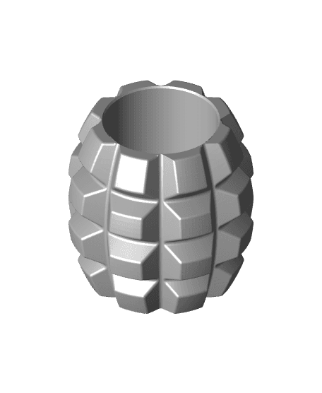 Mk II Grenade Koozie Pencil Holder  3d model