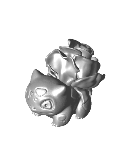 Rose Bulbasaur 3d model