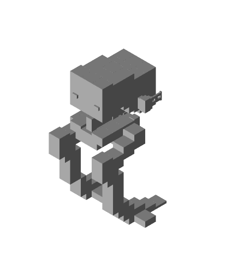 atst.Minecraft AT-ST Walker 3d model