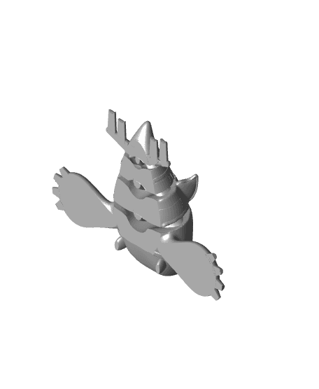 Articulated Kyogre Pokemon (No support, 3mf included) 3d model