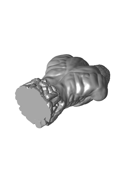 Hulk Bust (Pre-Supported) 3d model