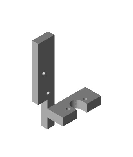  Phaetus DragonFly Hotend BL Touch Mount 3d model