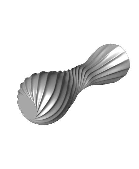 Livigno Vase – Contemporary Spiraled Elegance 3d model