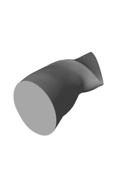 Trasimeno Vase – Elegant Twisted Design 3d model