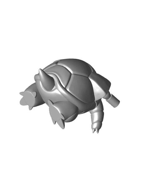 Pokemon Blastoise #9 - Optimized for 3D Printing 3d model