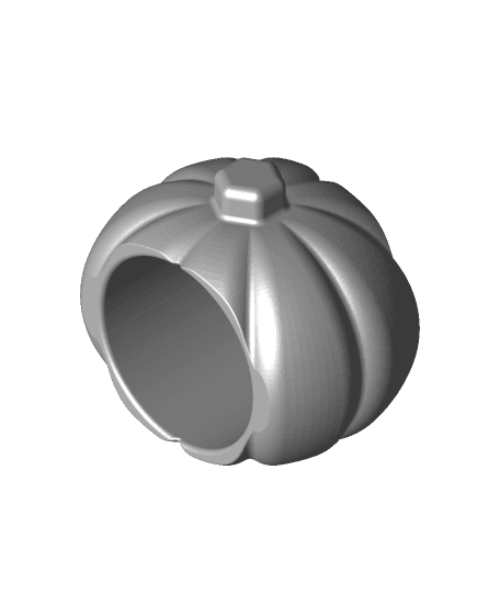 Pumpkin_Napkin_Ring 3d model