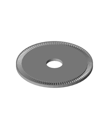 Advanced 100 blade turgo turbine 3d model