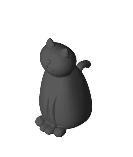 Sitting Cat 3d model