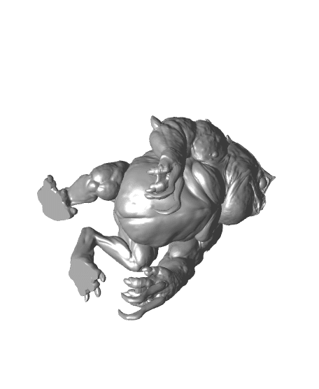 Slaad (Blue)  - Tabletop Miniature (Pre-Supported) 3d model