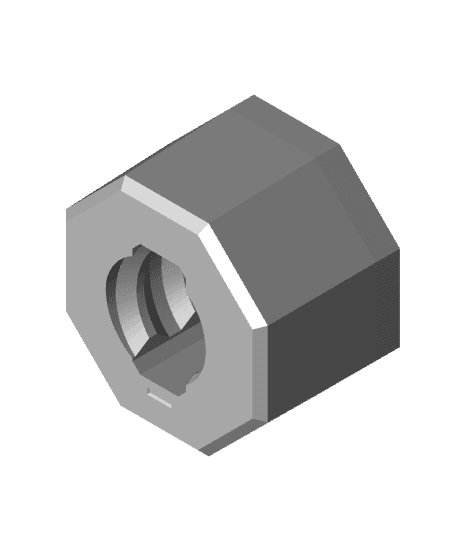 Push Fit Nuts for Multiboard 3d model