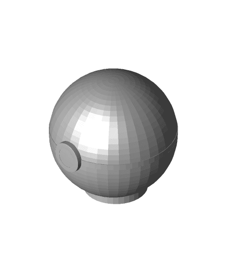 Tire valve cap - Pokemon Ball 3d model