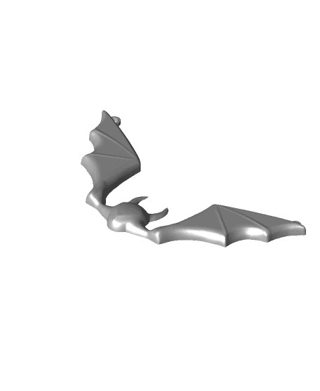 Bat Pendant (repaired).stl 3d model