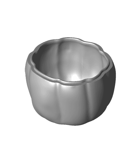 Pumpkin-Shaped Stash Jar 3d model